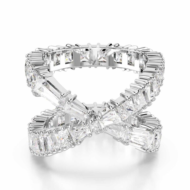 Swarovski Hyperbola Ring - Silver Tone 60 image number 4